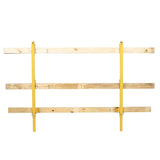 Guardian 15500 52.5 in Powder Coated Steel C-Slab Grabber Guardrail Post for Concrete Slabs