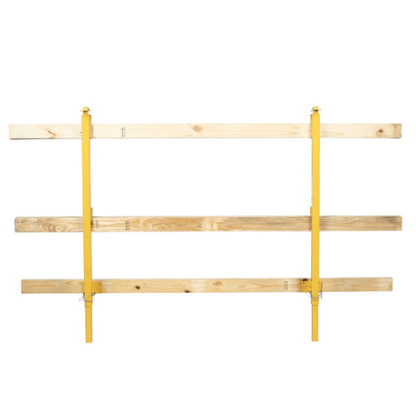 Guardian 15500 52.5 in Powder Coated Steel C-Slab Grabber Guardrail Post for Concrete Slabs