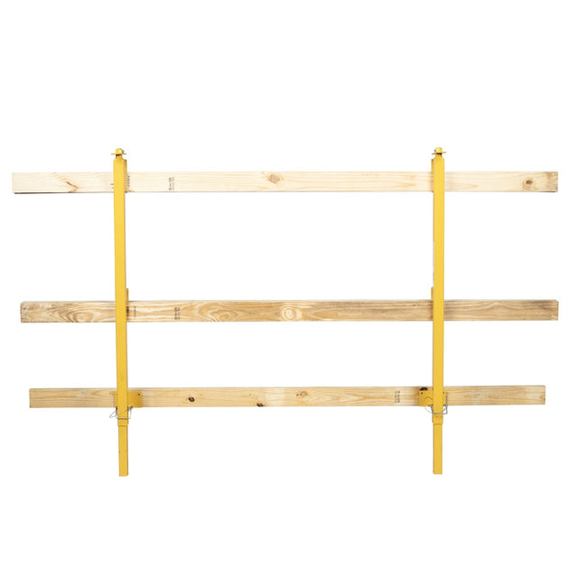 Guardian 15500 52.5 in Powder Coated Steel C-Slab Grabber Guardrail Post for Concrete Slabs