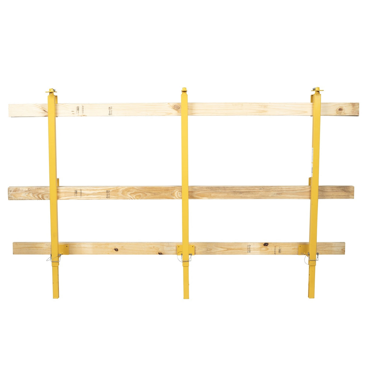 Guardian 15500 52.5 in Powder Coated Steel C-Slab Grabber Guardrail Post for Concrete Slabs - 3