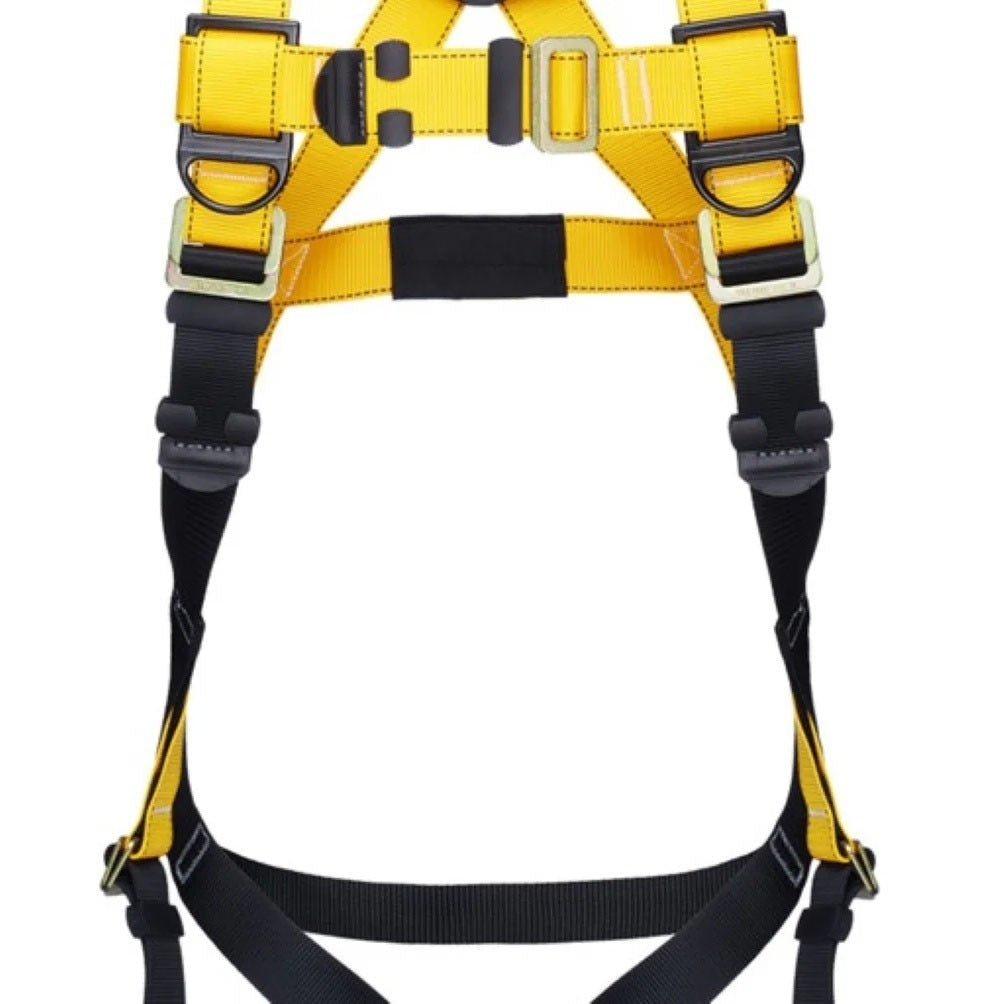 Guardian 181120 HUV Premium Edge Harness SM, Black-Yellow, Pass-Thru Chest, Tongue Buckle Legs - 3