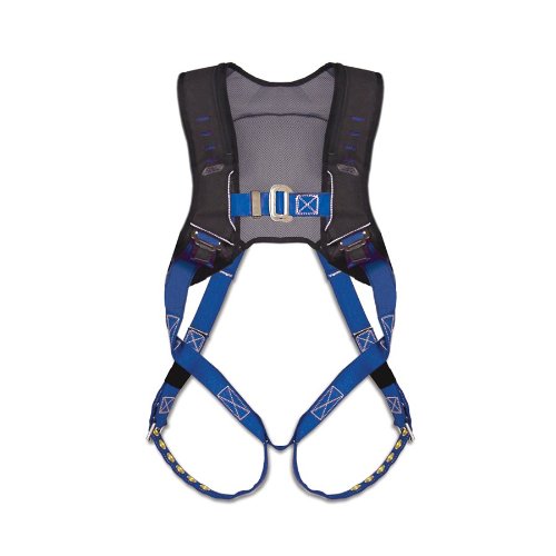 Guardian 181131 HUV Premium Edge Harness M-XL, Blue-Black, Pass-Thru Chest, Tongue Buckle Legs