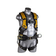 Guardian 193061 Construction Premium Edge Harness M-XL, Yellow-Black, Pass-Thru Chest, TB Waist/Legs