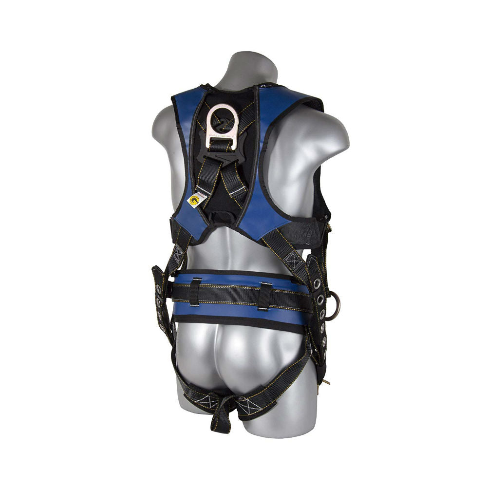 Guardian 193131 Construction Premium Edge Harness M-XL, Blue-Black, Quick-Connect Chest, TB Waist/Legs - 2