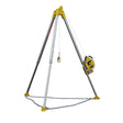 Guardian 20004 90 in Aluminum Arc-O-Pod Confined Space Rescue and Retrieval Tripod Kit with 60 ft 3-Way SRL