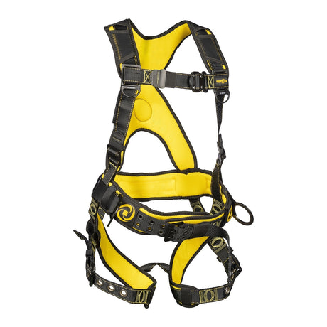 Guardian 21030 Full Body Fall Protection Harness with Side D Rings and Waist Pad Size M-L