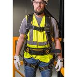 Guardian 21031 Cyclone Full Body Harness with Side D Rings and Waist Pad XL (1 Each) - 4