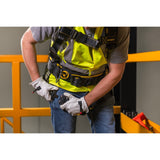 Guardian 21033 Cyclone Full Body Fall Protection Harness with Side D Rings and Waist Pad Size Small - 6