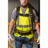 Guardian 21036 Cyclone Full Body Harness with Side D Rings and Waist Pad Size XXL (1 Each) - 4
