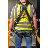 Guardian 21041 Cyclone Full Body Harness with Quick Connect Chest and Tongue Buckle Legs Small - 5