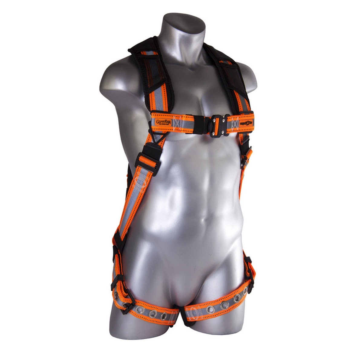 Guardian 21057 Reflective Cyclone Full Body Fall Protection Harness with Dorsal D Ring Size M-L (1 Each)