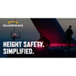 Guardian 21061 Reflective Cyclone Full Body Fall Protection Harness with Dorsal and Side D Rings Size M-L - 2