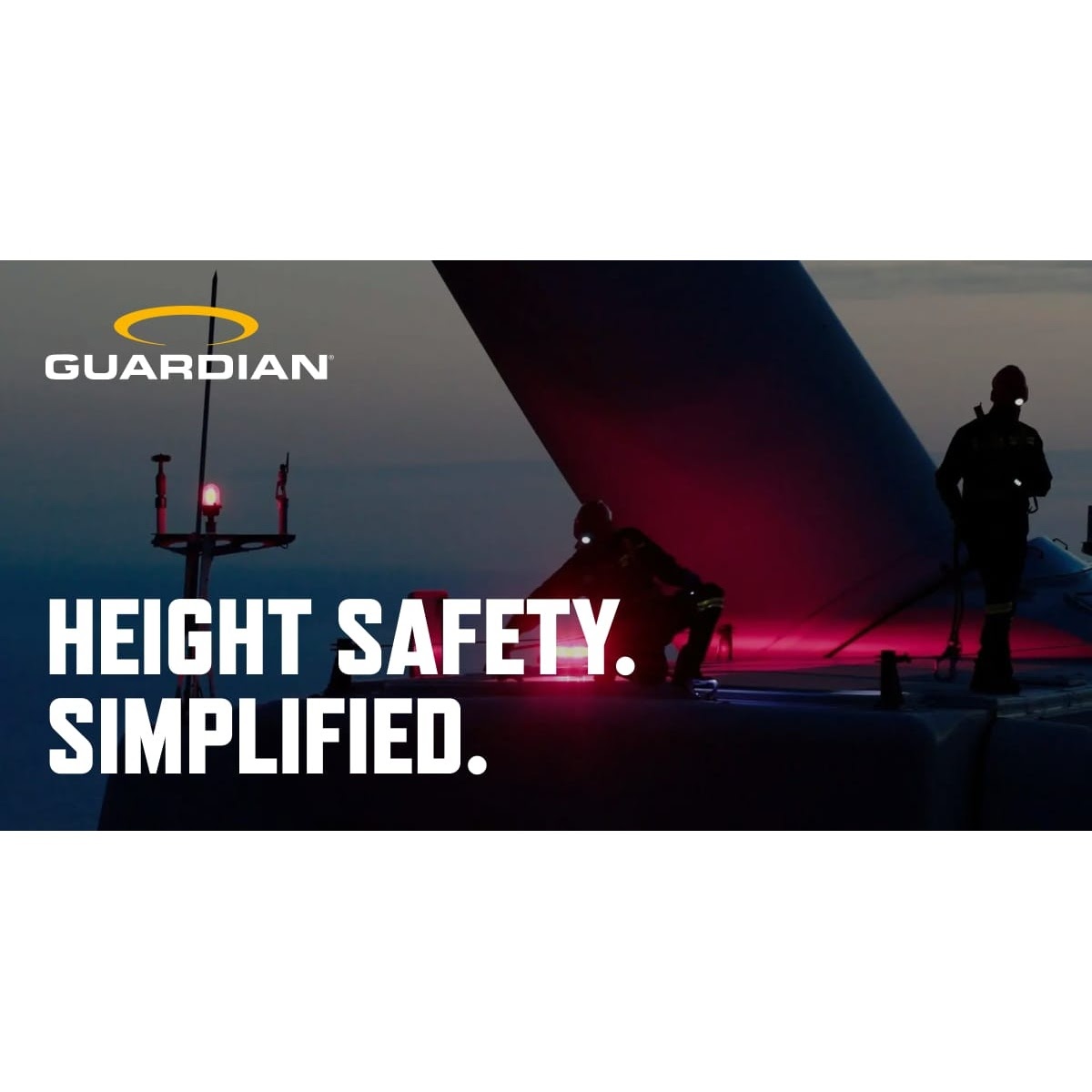 Guardian 21061 Reflective Cyclone Full Body Construction Harness with Dorsal and Hip D Rings M-L - 2