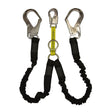 Guardian 21212 4.5 ft to 6 ft Double Leg Stretch Shock Absorbing Lanyard