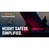 Guardian 21301 6 ft. Big Boss Extended Free Fall Single Leg Lanyard with Steel Rebar Hooks - 2