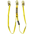 Guardian 21302 6 ft Dual Leg Big Boss Extended Free Fall Lanyard with Steel Snap Hooks