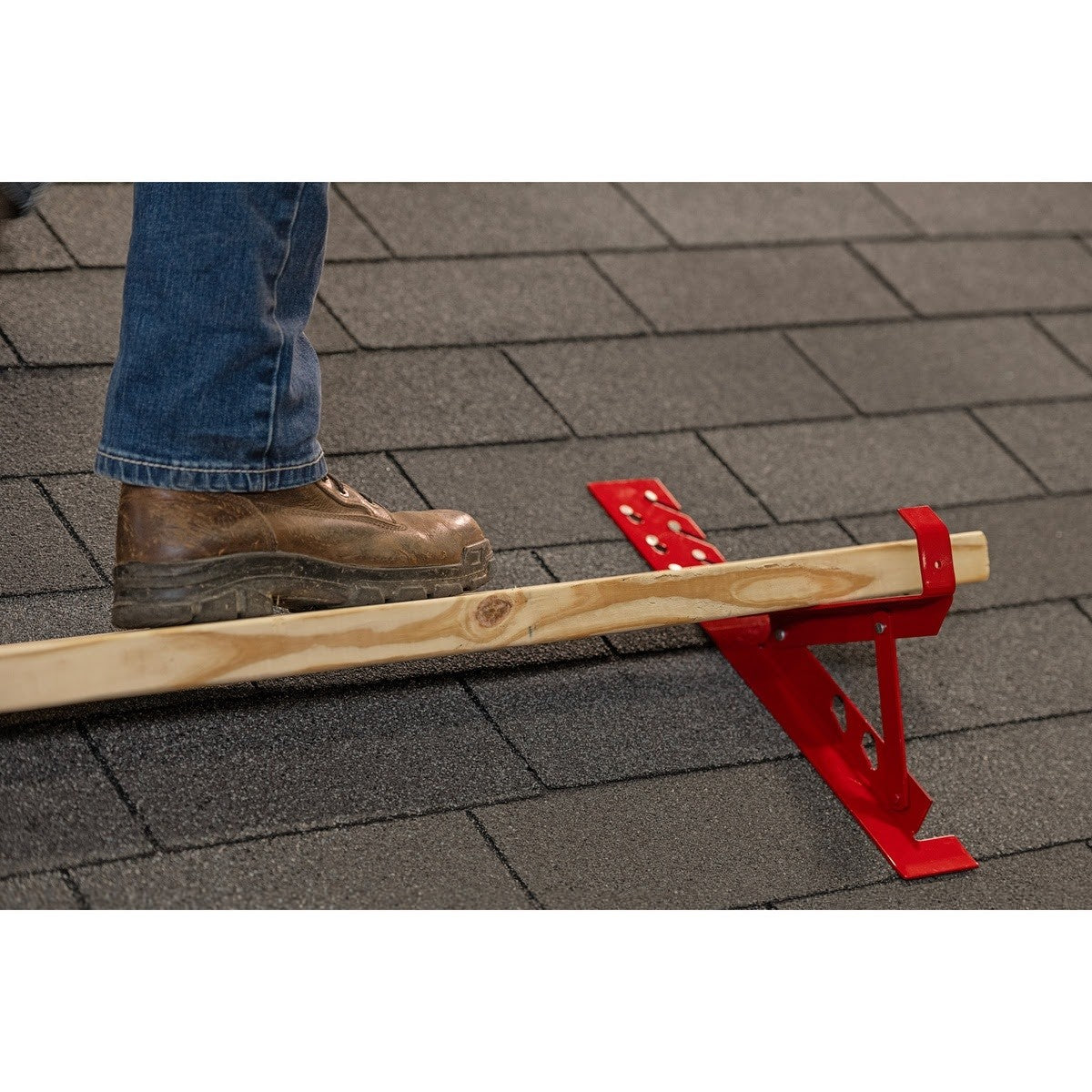 Guardian 2501 10 in. x 45 Degree Heavy Duty Fixed Roof Bracket Fits 2 x 10 Plank - 7
