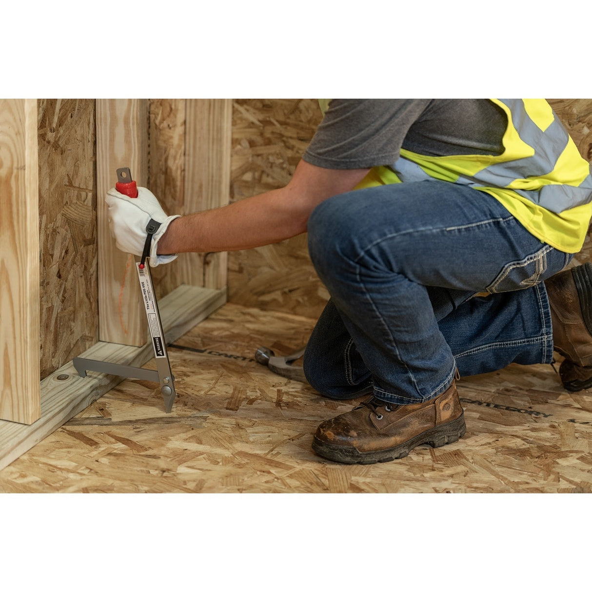 Guardian 2605 18.25 in. x 5.5 in. Little Pee-Vee Wall Plate Alignment Tool - 5