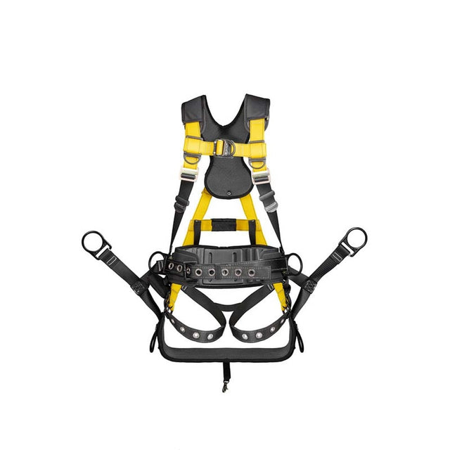 Guardian 293271 Tower Edge Construction Harness M-XL, Quick-Connect Chest/Waist, Tongue Buckle Legs