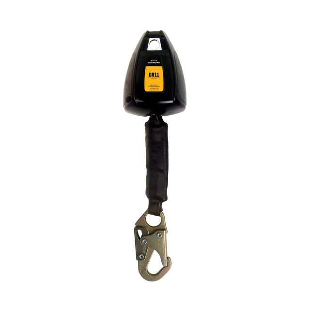 Guardian 32080 11 ft Webbing Self Retracting Lifeline with Steel Snap Hook