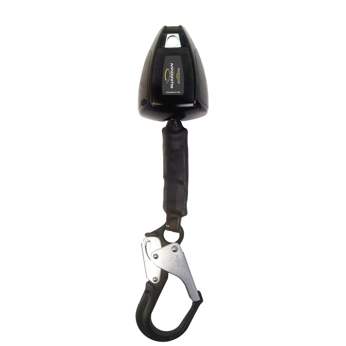 Guardian 32083 11 ft Overhead Web Self Retracting Lifeline with Aluminum Rebar Hook