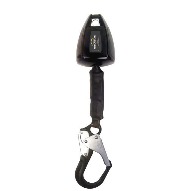 Guardian 32083 11 ft Overhead Web Self Retracting Lifeline with Aluminum Rebar Hook
