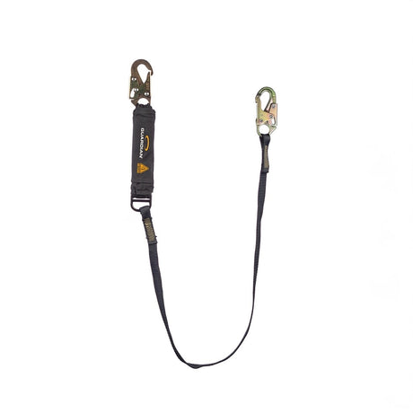 Guardian 3400030 6 ft Arc Flash Shock Absorbing Kevlar Web Lanyard with Steel Snap Hooks