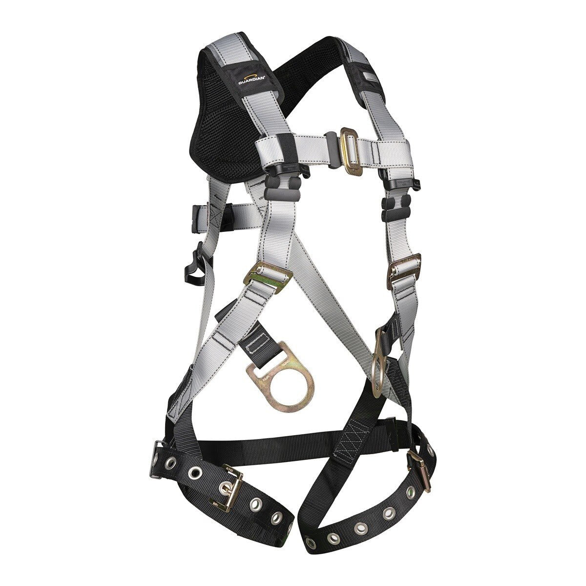 Guardian 3737014 Defender Positioning Full Body Harness XL-XXL Pass-Through Chest Tongue Buckle Legs - 2