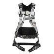 Guardian 3737025 Defender Construction Full Body Harness M-L Pass Through Chest Tongue Buckle Legs