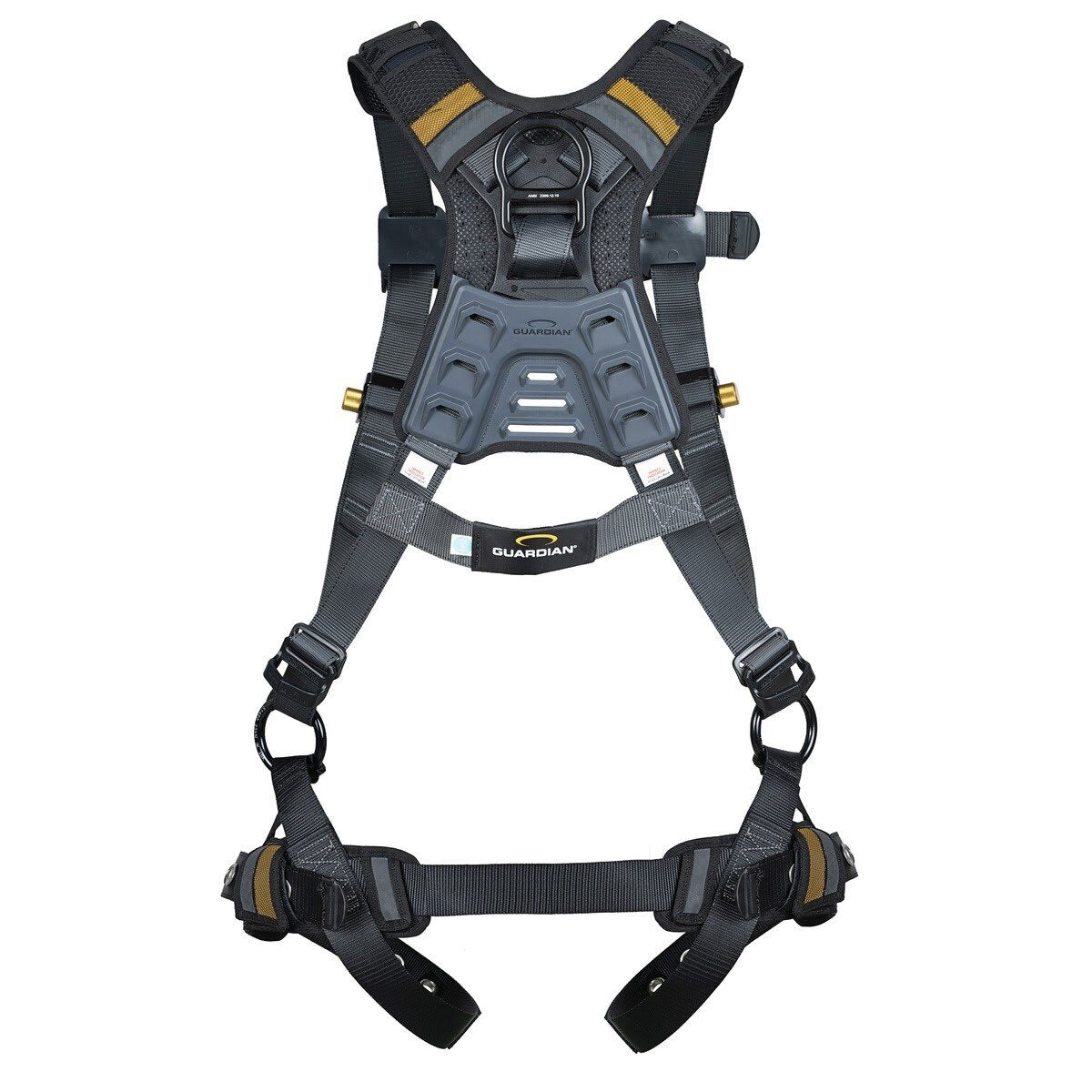 Guardian 3737319 Defender Ultra+ Retrieval Full Body Harness 3XL Quick-Connect Chest Tongue Buckle Legs (1 Each) - 3