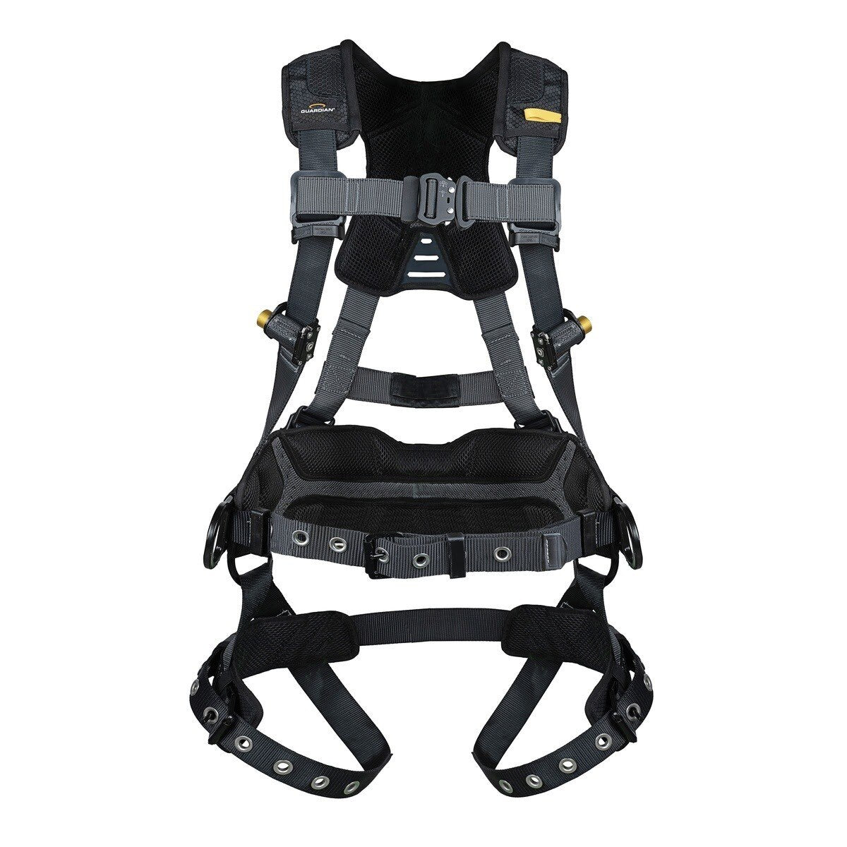 Guardian 3737369 Defender Ultra Plus Full Body Construction Harness M-L Quick Connect Chest TB Legs (1 Each) - 2