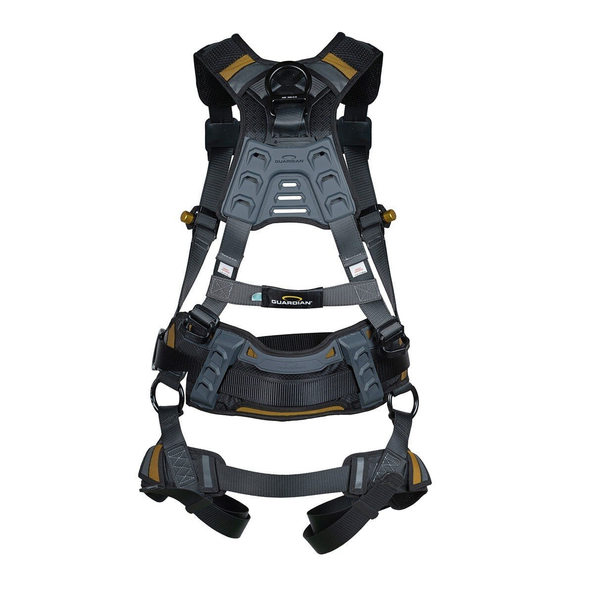 Guardian 3737403 Defender Ultra Plus Full Body Harness 3XL Quick Connect Chest Legs - 6