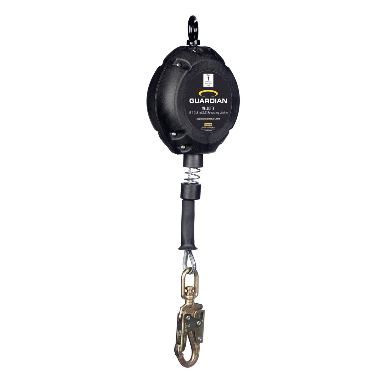 Guardian 42000 16 ft Class 1 Cable Self Retracting Lifeline with Steel Snap Hook - 2