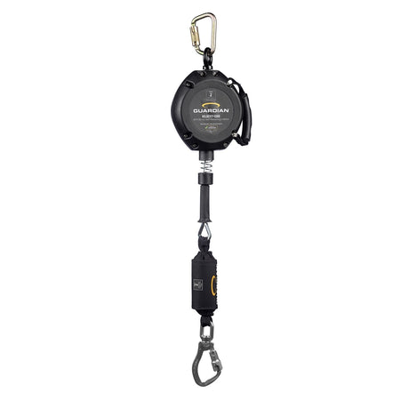 Guardian 4200109 20 ft Class 2 Leading Edge Self-Retracting Lifeline with Aluminum Carabiner