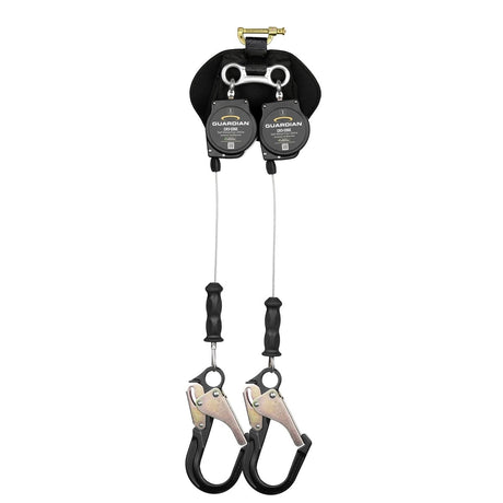 Guardian 4200208 CR3-Edge Class 2 Dual 8 ft Self-Retracting Lifeline with Aluminum Rebar Hook