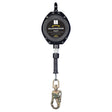 Guardian 42003 50' 3/16" HD Galvanized Cable SRL w/ Swivel Top, Swivel Snap Hook, Carabiner