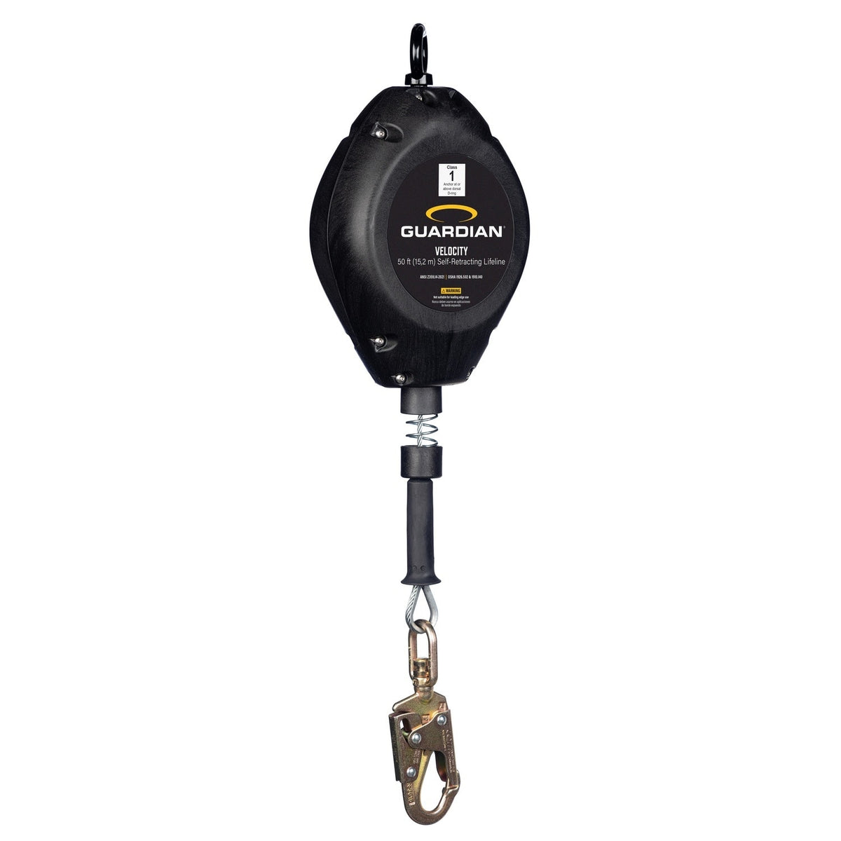 Guardian 42003 50 ft Class 1 Self-Retracting Lifeline with Galvanized Steel Cable - 2
