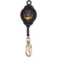 Guardian 42005 100' 3/16" HD Galvanized Cable SRL w/ Swivel Top, Swivel Snap Hook, Carabiner