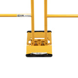 Guardian 5400030 Pro Baseplate for G-Rail Guardrail System Compression Fit Steel Base 29.6 in x 14.9 in x 4.8 in - 6