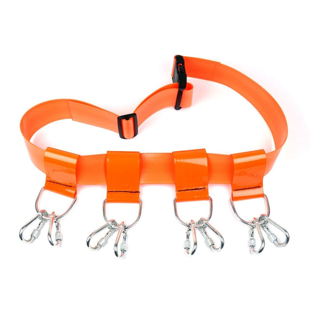 Guardian BLTEZCBROR Orange EZ Clean Tool Belt with Screw Gate Belt Adapters 26 in. to 48 in. (Single)