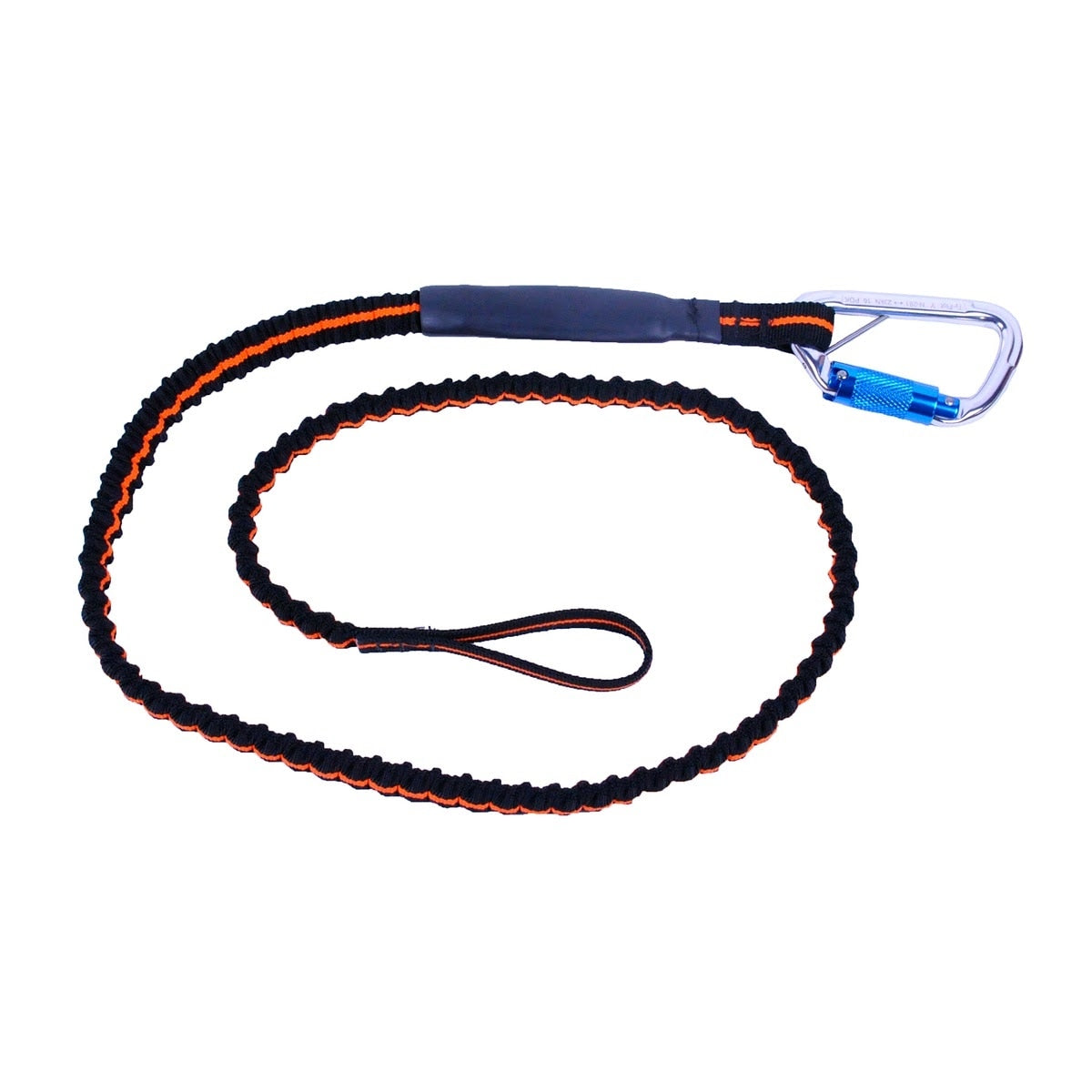 Guardian BNGEXT253TLP-R Shock Absorbing Bungee Tether Carabiner Loop 53 to 63 in 30 lb (Single)