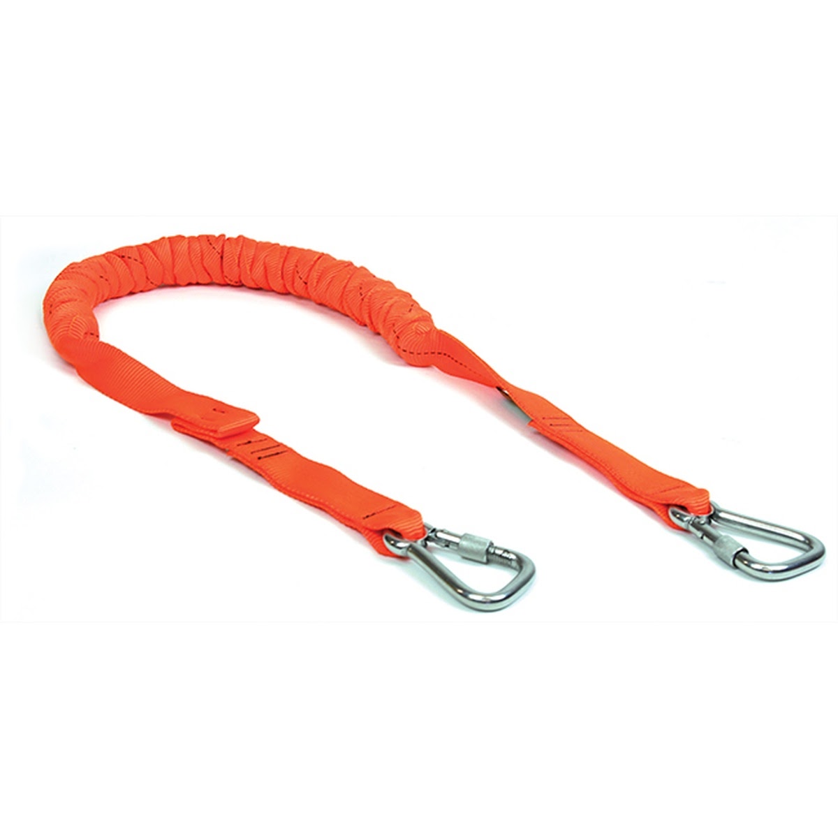 Guardian BNGEXTCCSSOR Bungee Tool Tether with Dual Stainless Steel Swing Gate Carabiners 27 in to 52 in 15 lb (10 Pack)