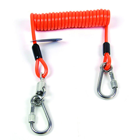 Guardian CC1656WRSG Wire Coil Tool Lanyard Tethering Kit 16 in. Relaxed 56 in. Extended 2 lb Tool Limit (1 Pack)