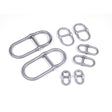 Guardian DBLDKIT Double D-Rings with Anti-Rotation Captive Pin Attachment Points for Dropped Tool Prevention (8 Pack)