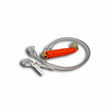 Guardian Fall Protection 01246 6 Foot Double Leg Coated Cable Lanyard with Removable FR Cover