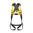 Guardian Fall Protection 11214 Double Leg Stretch Lanyard with Rebar Hooks, Swivel Snap Hook and D-Ring Extender (4 to 6 ft)