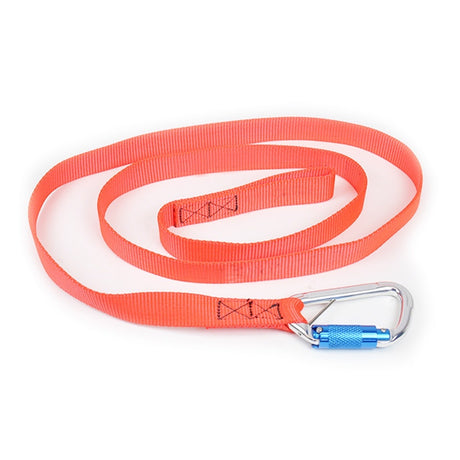 Guardian L72403TLP 72 Inch Heavy Duty Web Tool Tether with Triple Action Lock Carabiner and Loop 40 lb Limit (Single)