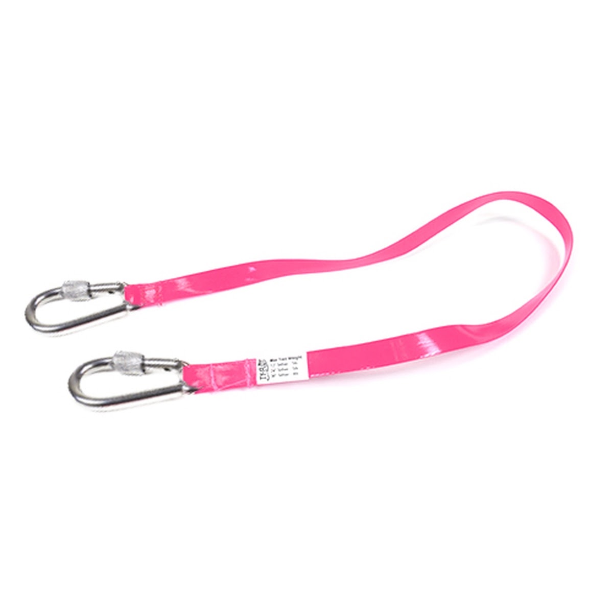 Guardian SGLMS36PK 36 inch EZ Clean Positive Control Tool Tether with Stainless Steel Screw-Gate Ends Pink (10 Pack)