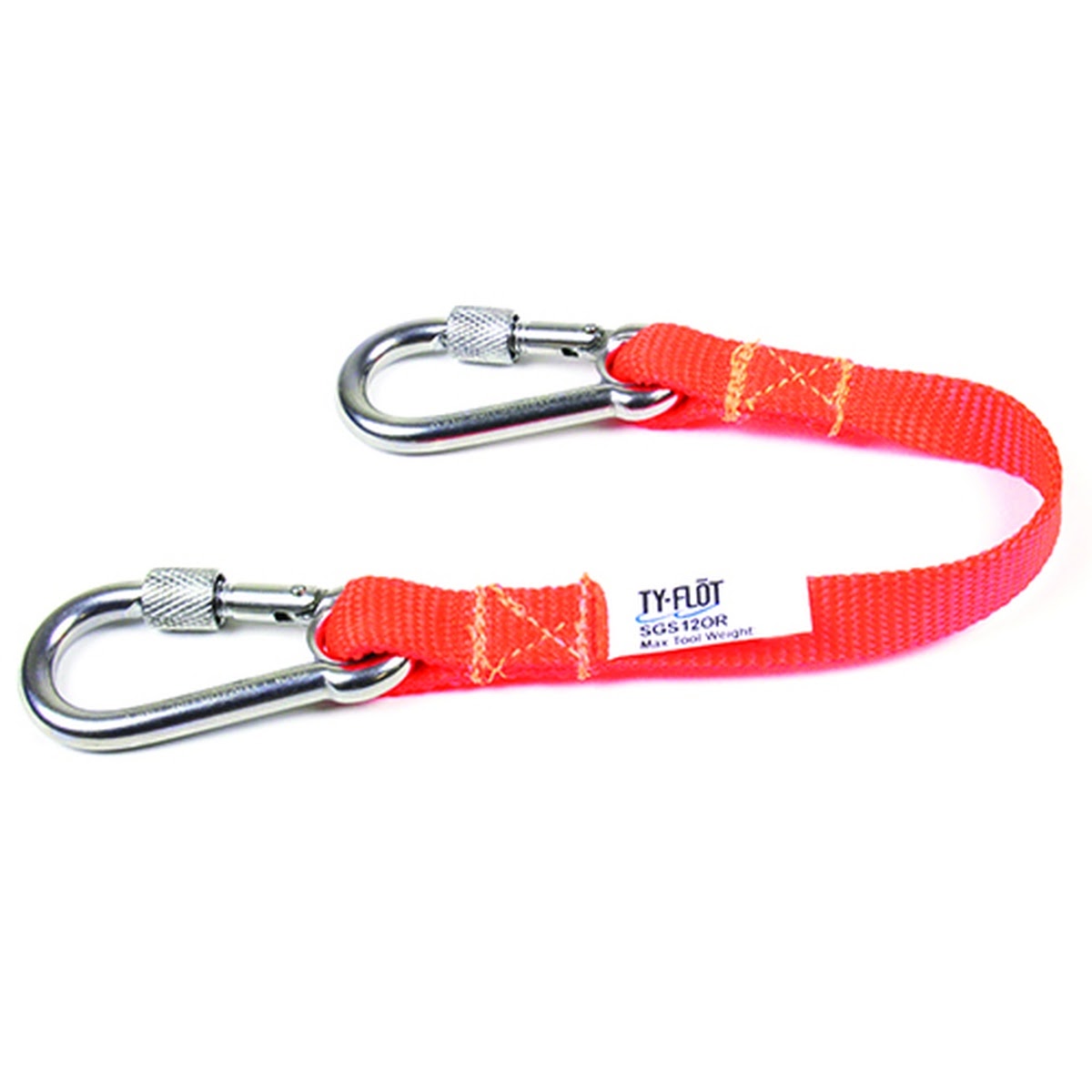 Guardian SGS12OR 12 in. High Strength Dual Screw Gate Tool Tether Orange (10 Pack)
