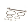 Guardian SR04 0.4 in. Steel Split Ring Tool Attachment Point (25 Pack)